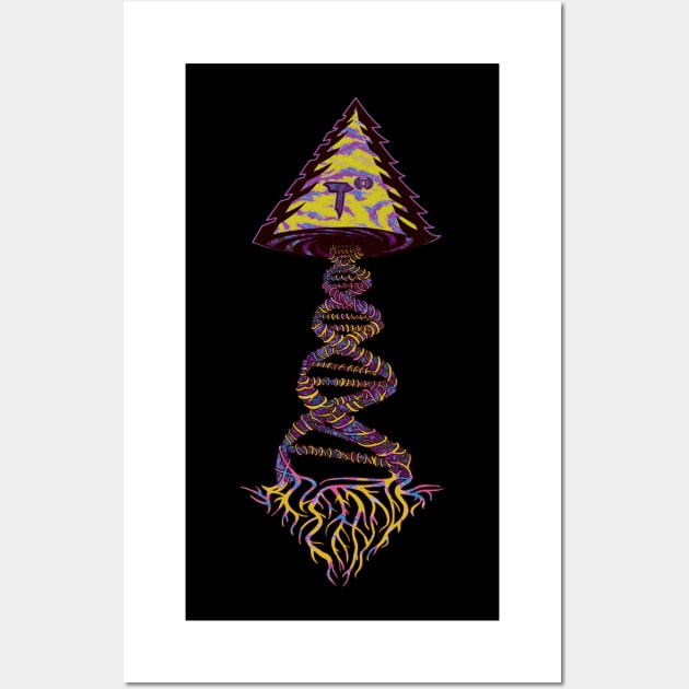 Tango Tree DNA Vortex! Wall Art by Tango Tree Clothing